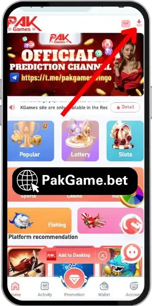 pakgame login download